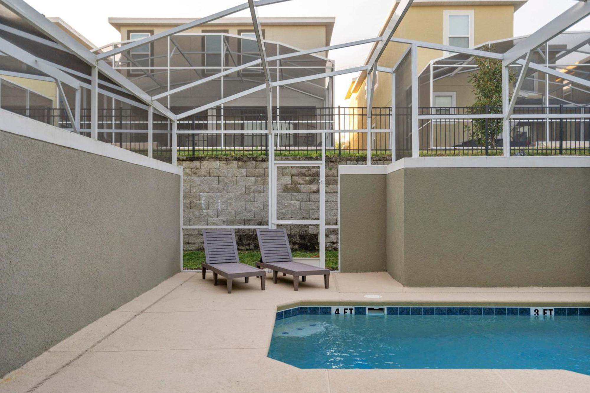 Special 4Bedroom Th W-Private Pool Next To Disney Kissimmee Exterior photo