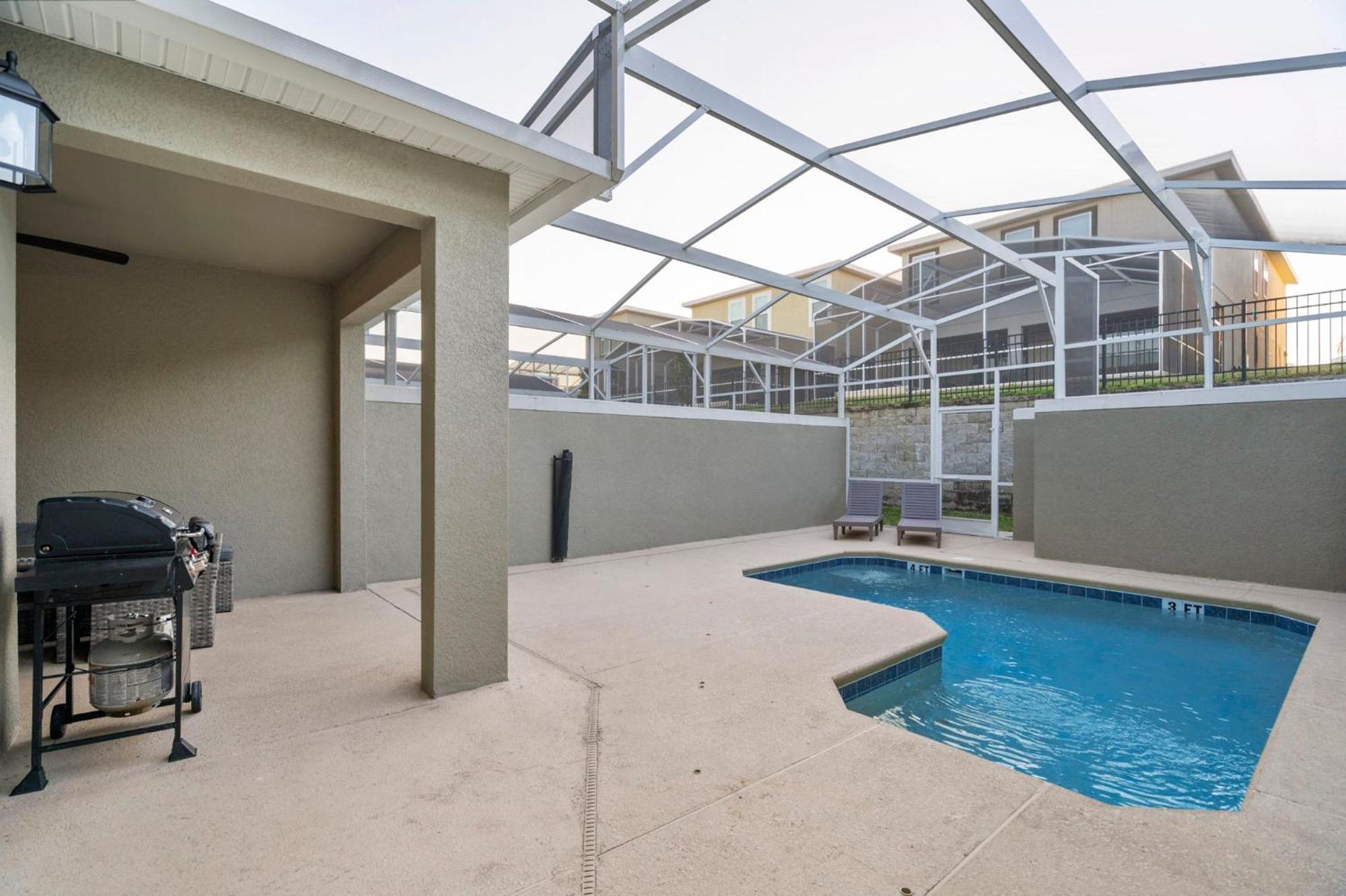 Special 4Bedroom Th W-Private Pool Next To Disney Kissimmee Exterior photo